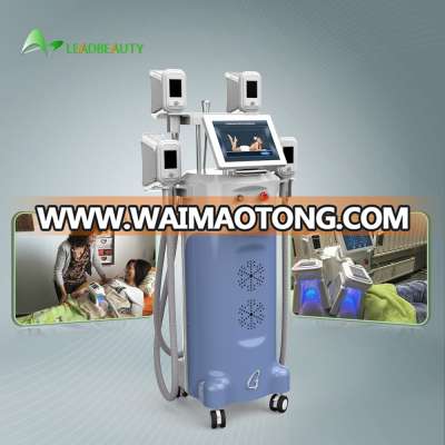 Professional 4 Hand Pieces Apparatus Fat Cryolipolysis Slimming Machine