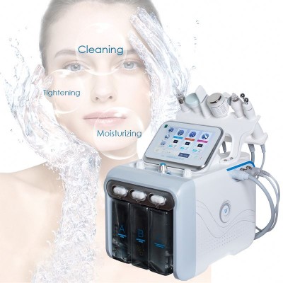 Oxygen Jet Facial Aqua Clean Beauty Diamond And Crystal Microdermabrasion 7 In 1 Facial Machine