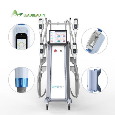 CE Approved Fat Freezing Cryotherapy Multifunctional Criolipolisis Slimming Cryolipolysis Machine 4 Handle 360